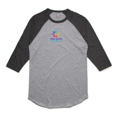 AS Colour 3/4 Raglan Tee Unisex Thumbnail